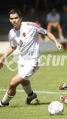 Fussball Kaerntner Liga.ATUS Ferlach gegen SVG Bleiburg. Gerald Laussegger (Ferlach).Ferlach, am 9.8.2008.
Foto: Kuess

---
pressefotos, pressefotografie, kuess, qs, qspictures, sport, bild, bilder, bilddatenbank