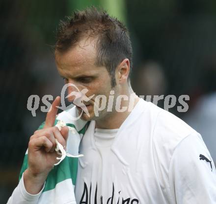 Fussball. Kaerntner Liga. Landskron gegen VSV. Peter Hohenberger (Landskron).  Landskron, am 16.8.2008.
Foto: Kuess
---
pressefotos, pressefotografie, kuess, qs, qspictures, sport, bild, bilder, bilddatenbank