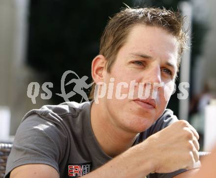 Radsport. Radfahren. Bernhard Kohl (AUT). 
Klagenfurt, am 12.8.2008.
Foto: Kuess

---
pressefotos, pressefotografie, kuess, qs, qspictures, sport, bild, bilder, bilddatenbank