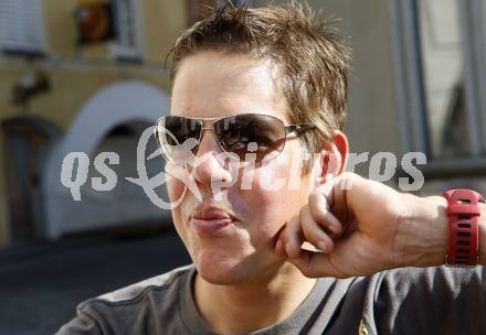 Radsport. Radfahren. Bernhard Kohl (AUT). 
Klagenfurt, am 12.8.2008.
Foto: Kuess

---
pressefotos, pressefotografie, kuess, qs, qspictures, sport, bild, bilder, bilddatenbank