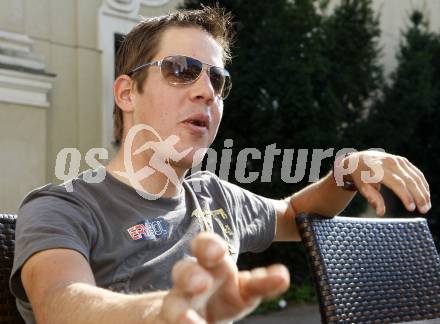 Radsport. Radfahren. Bernhard Kohl (AUT). 
Klagenfurt, am 12.8.2008.
Foto: Kuess

---
pressefotos, pressefotografie, kuess, qs, qspictures, sport, bild, bilder, bilddatenbank
