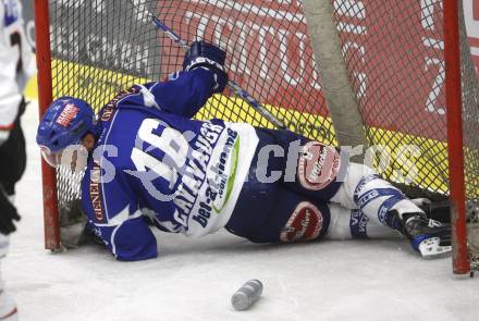 Eishockey Bundesliga. Testspiel. VSV gegen Augsburger Panthers.  Dan Cavanaugh (VSV). Villach, am 24.8.2008.
Foto: Kuess

---
pressefotos, pressefotografie, kuess, qs, qspictures, sport, bild, bilder, bilddatenbank