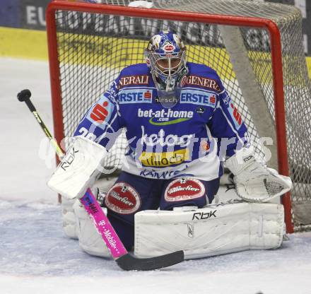 Eishockey Bundesliga. Testspiel. VSV gegen Augsburger Panthers.  Bernhard Starkbaum (VSV). Villach, am 24.8.2008.
Foto: Kuess

---
pressefotos, pressefotografie, kuess, qs, qspictures, sport, bild, bilder, bilddatenbank