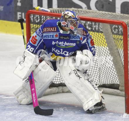 Eishockey Bundesliga. Testspiel. VSV gegen Augsburger Panthers.  Bernhard Starkbaum (VSV). Villach, am 24.8.2008.
Foto: Kuess

---
pressefotos, pressefotografie, kuess, qs, qspictures, sport, bild, bilder, bilddatenbank