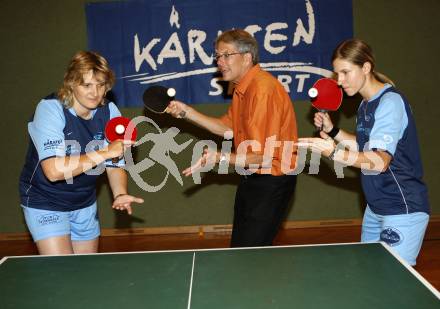 Tischtennis. TTC Villach. Bundesliga. Feuerabend Bettina, Peter Kaiser, Katja Feldkircher . Villach, 28.8.2008
Foto: Kuess
---
pressefotos, pressefotografie, kuess, qs, qspictures, sport, bild, bilder, bilddatenbank