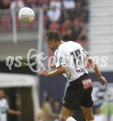 Fussball. Tipp3 Bundesliga. SK Kelag Kaernten gegen Red Bull Salzburg. Prawda Christian  (Kaernten). Klagenfurt, 31.8.2008
Foto: Kuess

---
pressefotos, pressefotografie, kuess, qs, qspictures, sport, bild, bilder, bilddatenbank