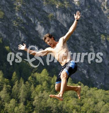 EBEL. Eishockey Bundesliga. Teambuilding KAC. Johannes Reichel. Lienz, am 1.9.2008.
Foto: Kuess

---
pressefotos, pressefotografie, kuess, qs, qspictures, sport, bild, bilder, bilddatenbank