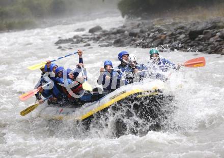 EBEL. Eishockey Bundesliga. Teambuilding KAC. Rafting. Lienz, am 1.9.2008.
Foto: Kuess

---
pressefotos, pressefotografie, kuess, qs, qspictures, sport, bild, bilder, bilddatenbank