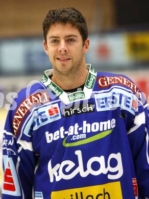 EBEL. Eishockey Bundesliga. Mannschaftsfototermin VSV. Dan Cavanaugh. Villach, am 2.9.2008.
Foto: Kuess

---
pressefotos, pressefotografie, kuess, qs, qspictures, sport, bild, bilder, bilddatenbank