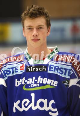 EBEL. Eishockey Bundesliga. Mannschaftsfototermin VSV. Michael Raffl. Villach, am 2.9.2008.
Foto: Kuess

---
pressefotos, pressefotografie, kuess, qs, qspictures, sport, bild, bilder, bilddatenbank