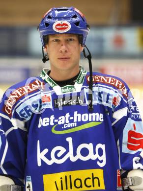EBEL. Eishockey Bundesliga. Mannschaftsfototermin VSV. Robby Sandrock. Villach, am 2.9.2008.
Foto: Kuess

---
pressefotos, pressefotografie, kuess, qs, qspictures, sport, bild, bilder, bilddatenbank