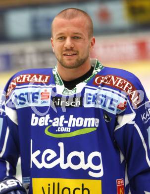 EBEL. Eishockey Bundesliga. Mannschaftsfototermin VSV. Roland Kaspitz. Villach, am 2.9.2008.
Foto: Kuess

---
pressefotos, pressefotografie, kuess, qs, qspictures, sport, bild, bilder, bilddatenbank