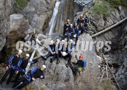 EBEL. Eishockey Bundesliga. Teambuilding KAC. Lienz, am 1.9.2008.
Foto: Kuess

---
pressefotos, pressefotografie, kuess, qs, qspictures, sport, bild, bilder, bilddatenbank