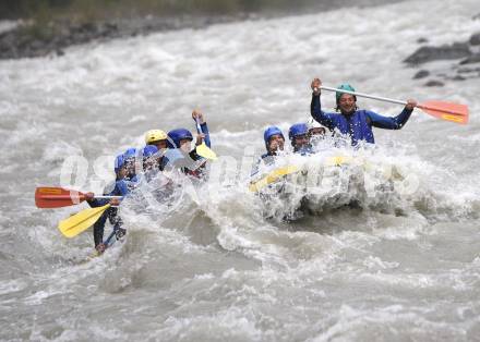 EBEL. Eishockey Bundesliga. Teambuilding KAC. Rafting. Lienz, am 1.9.2008.
Foto: Kuess

---
pressefotos, pressefotografie, kuess, qs, qspictures, sport, bild, bilder, bilddatenbank