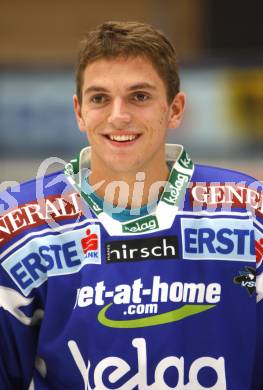 EBEL. Eishockey Bundesliga. Mannschaftsfototermin VSV. Benjamin Petrik. Villach, am 2.9.2008.
Foto: Kuess

---
pressefotos, pressefotografie, kuess, qs, qspictures, sport, bild, bilder, bilddatenbank