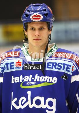 EBEL. Eishockey Bundesliga. Mannschaftsfototermin VSV. David Slivnik. Villach, am 2.9.2008.
Foto: Kuess

---
pressefotos, pressefotografie, kuess, qs, qspictures, sport, bild, bilder, bilddatenbank