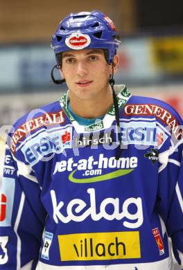 EBEL. Eishockey Bundesliga. Mannschaftsfototermin VSV. Benjamin Petrik. Villach, am 2.9.2008.
Foto: Kuess

---
pressefotos, pressefotografie, kuess, qs, qspictures, sport, bild, bilder, bilddatenbank