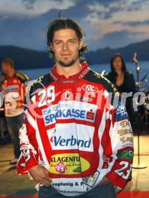 EBEL. Eishockey Bundesliga. Mannschaftspraesentation KAC. Brandner ChristophWoertherseebuehne. Klagenfurt, am 4.9.2008.
Foto: Kuess

---
pressefotos, pressefotografie, kuess, qs, qspictures, sport, bild, bilder, bilddatenbank