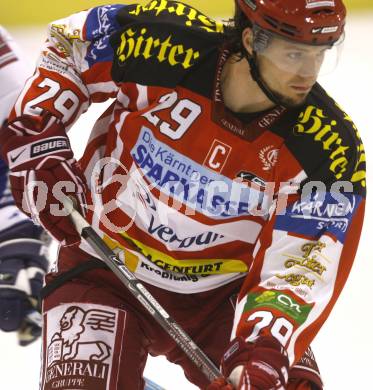 EBEL. Eishockey Bundesliga. Testspiel. KAC gegen Schwenningen. Christoph Brandner (KAC). Klagenfurt, 5.9.2008.
Foto: Kuess

---
pressefotos, pressefotografie, kuess, qs, qspictures, sport, bild, bilder, bilddatenbank