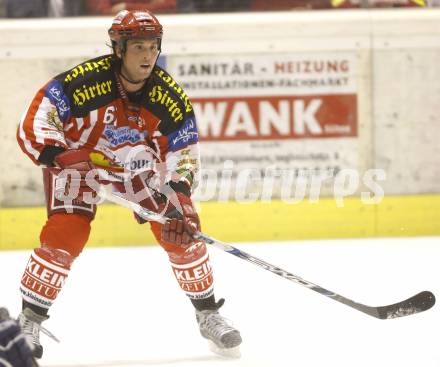 EBEL. Eishockey Bundesliga. Testspiel. KAC gegen Schwenningen. Christoph Harand (KAC). Klagenfurt, 5.9.2008.
Foto: Kuess

---
pressefotos, pressefotografie, kuess, qs, qspictures, sport, bild, bilder, bilddatenbank