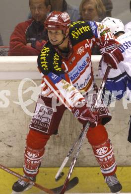 EBEL. Eishockey Bundesliga. Testspiel. KAC gegen Schwenningen. Mike Craig (KAC). Klagenfurt, 5.9.2008.
Foto: Kuess

---
pressefotos, pressefotografie, kuess, qs, qspictures, sport, bild, bilder, bilddatenbank
