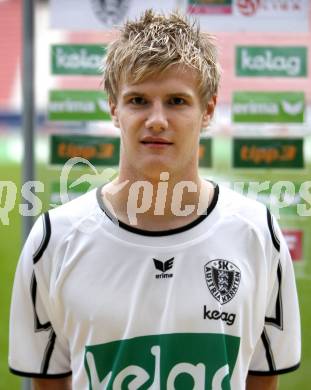 Fussball Bundesliga. Fussball Akademie SK Austria Kaernten. Amateure.  Bundesnachwuchszentrum. MAIERBRUGGER Patrick. Klagenfurt, am 16.9.2008.
Foto: Kuess 
---
pressefotos, pressefotografie, kuess, qs, qspictures, sport, bild, bilder, bilddatenbank