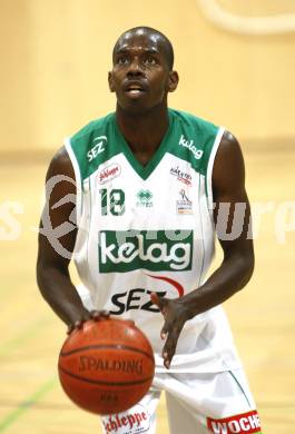 Basketball. Bundesliga. Testspiel. Woertherseepiraten gegen Kapfenberg. Brandon Hartley (Piraten). Klagenfurt, 20.9.2008.
Foto: Kuess

---
pressefotos, pressefotografie, kuess, qs, qspictures, sport, bild, bilder, bilddatenbank