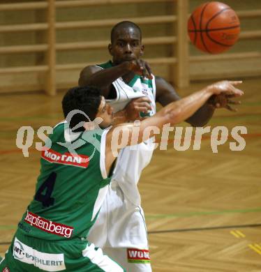 Basketball. Bundesliga. Testspiel. Woertherseepiraten gegen Krpfenberg. Brandon Hartley (Piraten). Klagenfurt, 20.9.2008.
Foto: Kuess

---
pressefotos, pressefotografie, kuess, qs, qspictures, sport, bild, bilder, bilddatenbank