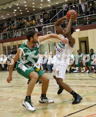 Basketball. Bundesliga. Testspiel. Woertherseepiraten gegen Kapfenberg. Justin Marshall (Piraten). Klagenfurt, 20.9.2008.
Foto: Kuess

---
pressefotos, pressefotografie, kuess, qs, qspictures, sport, bild, bilder, bilddatenbank