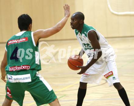 Basketball. Bundesliga. Testspiel. Woertherseepiraten gegen Karpfenberg. Brandon Hartley (Piraten). Klagenfurt, 20.9.2008.
Foto: Kuess

---
pressefotos, pressefotografie, kuess, qs, qspictures, sport, bild, bilder, bilddatenbank