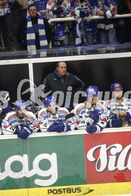EBEL.  Eishockey Bundesliga. VSV gegen EHC Linz. Spielerbank (VSV). Villach, am 21.9.2008.
Foto: Kuess

---
pressefotos, pressefotografie, kuess, qs, qspictures, sport, bild, bilder, bilddatenbank