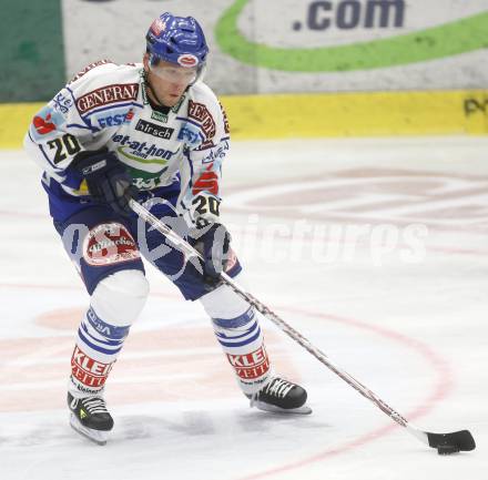 EBEL.  Eishockey Bundesliga. VSV gegen EHC Linz. Mickey Elick (VSV). Villach, am 21.9.2008.
Foto: Kuess

---
pressefotos, pressefotografie, kuess, qs, qspictures, sport, bild, bilder, bilddatenbank