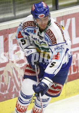 EBEL.  Eishockey Bundesliga. VSV gegen EHC Linz. Thomas Raffl (VSV). Villach, am 21.9.2008.
Foto: Kuess

---
pressefotos, pressefotografie, kuess, qs, qspictures, sport, bild, bilder, bilddatenbank