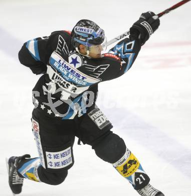 EBEL.  Eishockey Bundesliga. VSV gegen EHC Linz. Philipp Lukas  (Linz). Villach, am 21.9.2008.
Foto: Kuess

---
pressefotos, pressefotografie, kuess, qs, qspictures, sport, bild, bilder, bilddatenbank