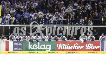 EBEL.  Eishockey Bundesliga. VSV gegen EHC Linz. Spielerbank (VSV). Villach, am 21.9.2008.
Foto: Kuess

---
pressefotos, pressefotografie, kuess, qs, qspictures, sport, bild, bilder, bilddatenbank