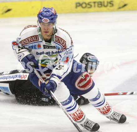 EBEL.  Eishockey Bundesliga. VSV gegen EHC Linz. Thomas Raffl (VSV). Villach, am 21.9.2008.
Foto: Kuess

---
pressefotos, pressefotografie, kuess, qs, qspictures, sport, bild, bilder, bilddatenbank