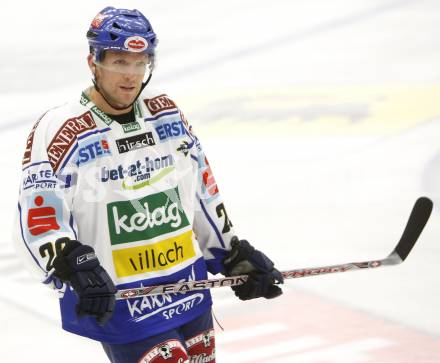 EBEL.  Eishockey Bundesliga. VSV gegen EHC Linz. Mickey Elick (VSV). Villach, am 21.9.2008.
Foto: Kuess

---
pressefotos, pressefotografie, kuess, qs, qspictures, sport, bild, bilder, bilddatenbank