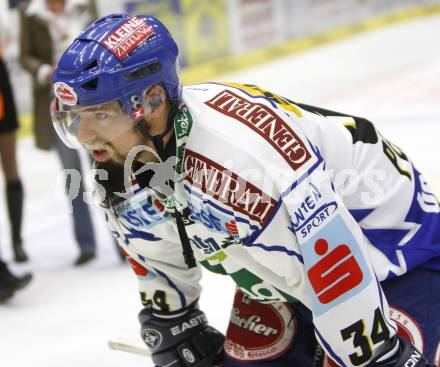 EBEL.  Eishockey Bundesliga. VSV gegen EHC Linz. Markus Peintner (VSV). Villach, am 21.9.2008.
Foto: Kuess

---
pressefotos, pressefotografie, kuess, qs, qspictures, sport, bild, bilder, bilddatenbank