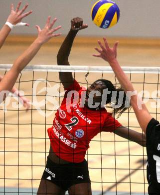 Volleyball. MEVZA. Bundesliga. ATSC Wildcats gegen VK Doprastav Bratislava (SVK). BROWN Vicki (Wildcats). Klagenfurt, 26.9.2008
Foto: Nadja Kuess

---
pressefotos, pressefotografie, kuess, qs, qspictures, sport, bild, bilder, bilddatenbank