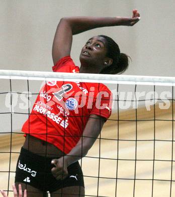 Volleyball. MEVZA. Bundesliga. ATSC Wildcats gegen VK Doprastav Bratislava (SVK). BROWN Vicki (Wildcats). Klagenfurt, 26.9.2008
Foto: Nadja Kuess

---
pressefotos, pressefotografie, kuess, qs, qspictures, sport, bild, bilder, bilddatenbank