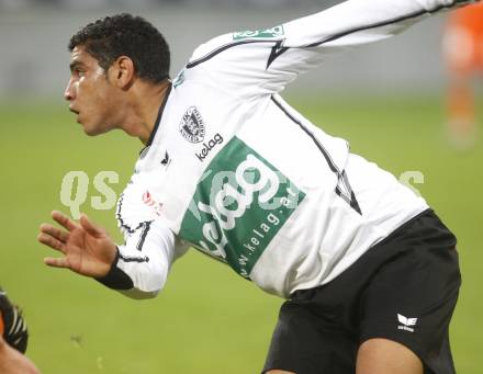 Fussball. Tipp3-Bundesliga. SK Austria Kelag Kaernten  gegen FK Austria Wien. Adi Rocha Sobrinho Filho (Austria Kaernten). Klagenfurt, 27.9.2008. 
Copyright Kuess

---
pressefotos, pressefotografie, kuess, qs, qspictures, sport, bild, bilder, bilddatenbank