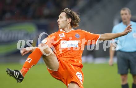 Fussball. Tipp3-Bundesliga. SK Austria Kelag Kaernten  gegen FK Austria Wien. Matthias Hattenberger (Austria Kaernten). Klagenfurt, 27.9.2008. 
Copyright Kuess

---
pressefotos, pressefotografie, kuess, qs, qspictures, sport, bild, bilder, bilddatenbank