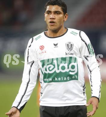 Fussball. Tipp3-Bundesliga. SK Austria Kelag Kaernten  gegen FK Austria Wien. Adi Rocha Sobrinho Filho (Austria Kaernten). Klagenfurt, 27.9.2008. 
Copyright Kuess

---
pressefotos, pressefotografie, kuess, qs, qspictures, sport, bild, bilder, bilddatenbank