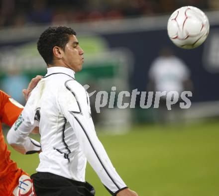 Fussball. Tipp3-Bundesliga. SK Austria Kelag Kaernten  gegen FK Austria Wien. Adi Rocha Sobrinho Filho (Austria Kaernten). Klagenfurt, 27.9.2008. 
Copyright Kuess

---
pressefotos, pressefotografie, kuess, qs, qspictures, sport, bild, bilder, bilddatenbank