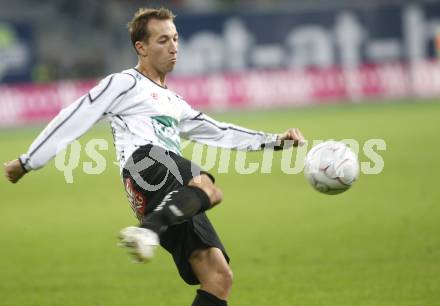 Fussball. Tipp3-Bundesliga. SK Austria Kelag Kaernten  gegen FK Austria Wien. Manuel Ortlechner (Austria Kaernten). Klagenfurt, 27.9.2008. 
Copyright Kuess

---
pressefotos, pressefotografie, kuess, qs, qspictures, sport, bild, bilder, bilddatenbank