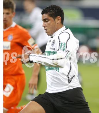 Fussball. Tipp3-Bundesliga. SK Austria Kelag Kaernten  gegen FK Austria Wien. Adi Rocha Sobrinho Filho (Austria Kaernten). Klagenfurt, 27.9.2008. 
Copyright Kuess

---
pressefotos, pressefotografie, kuess, qs, qspictures, sport, bild, bilder, bilddatenbank