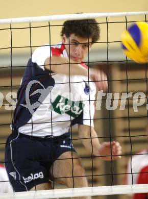 Volleyball Bundesliga. VBK Woerthersee Loewen Klagenfurt gegen UVC Wesser Graz. Benjamin Landsmann (VBK) Klagenfurt, 27.9.2008
Copyright Kuess

---
pressefotos, pressefotografie, kuess, qs, qspictures, sport, bild, bilder, bilddatenbank