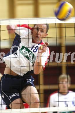 Volleyball Bundesliga. VBK Woerthersee Loewen Klagenfurt gegen UVC Wesser Graz. Martin Rohrer (VBK) Klagenfurt, 27.9.2008
Copyright Kuess

---
pressefotos, pressefotografie, kuess, qs, qspictures, sport, bild, bilder, bilddatenbank