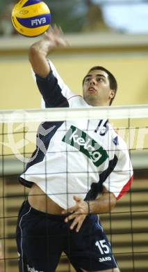 Volleyball Bundesliga. VBK Woerthersee Loewen Klagenfurt gegen UVC Wesser Graz. Jacob Schkud (VBK) Klagenfurt, 27.9.2008
Copyright Kuess

---
pressefotos, pressefotografie, kuess, qs, qspictures, sport, bild, bilder, bilddatenbank