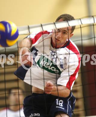 Volleyball Bundesliga. VBK Woerthersee Loewen Klagenfurt gegen UVC Wesser Graz. Martin Rohrer (VBK) Klagenfurt, 27.9.2008
Copyright Kuess

---
pressefotos, pressefotografie, kuess, qs, qspictures, sport, bild, bilder, bilddatenbank
